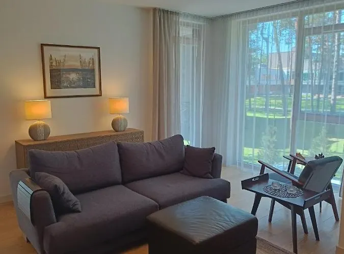 Moderniskas Ir Jaukus Butas Gamtos Apsuptyje *